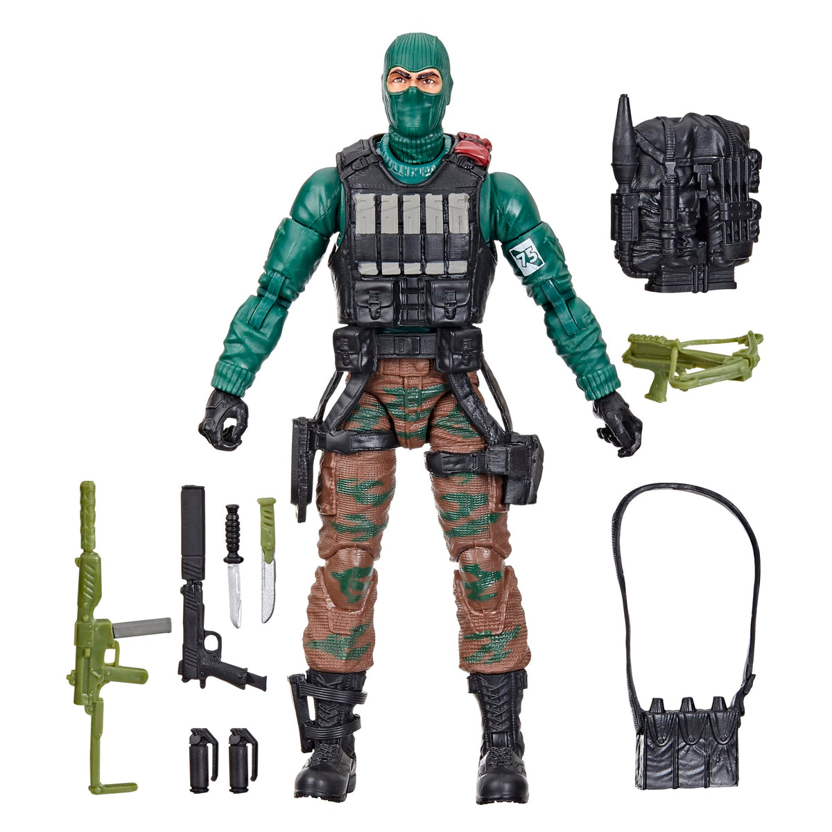 G.I. Joe Beach Head figure with backpack for rugged field poses