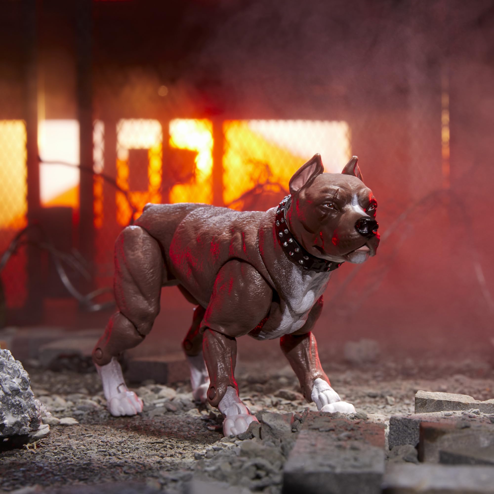 G.I. Joe Road Pig boar head hammer and meat hook for dramatic dioramas.