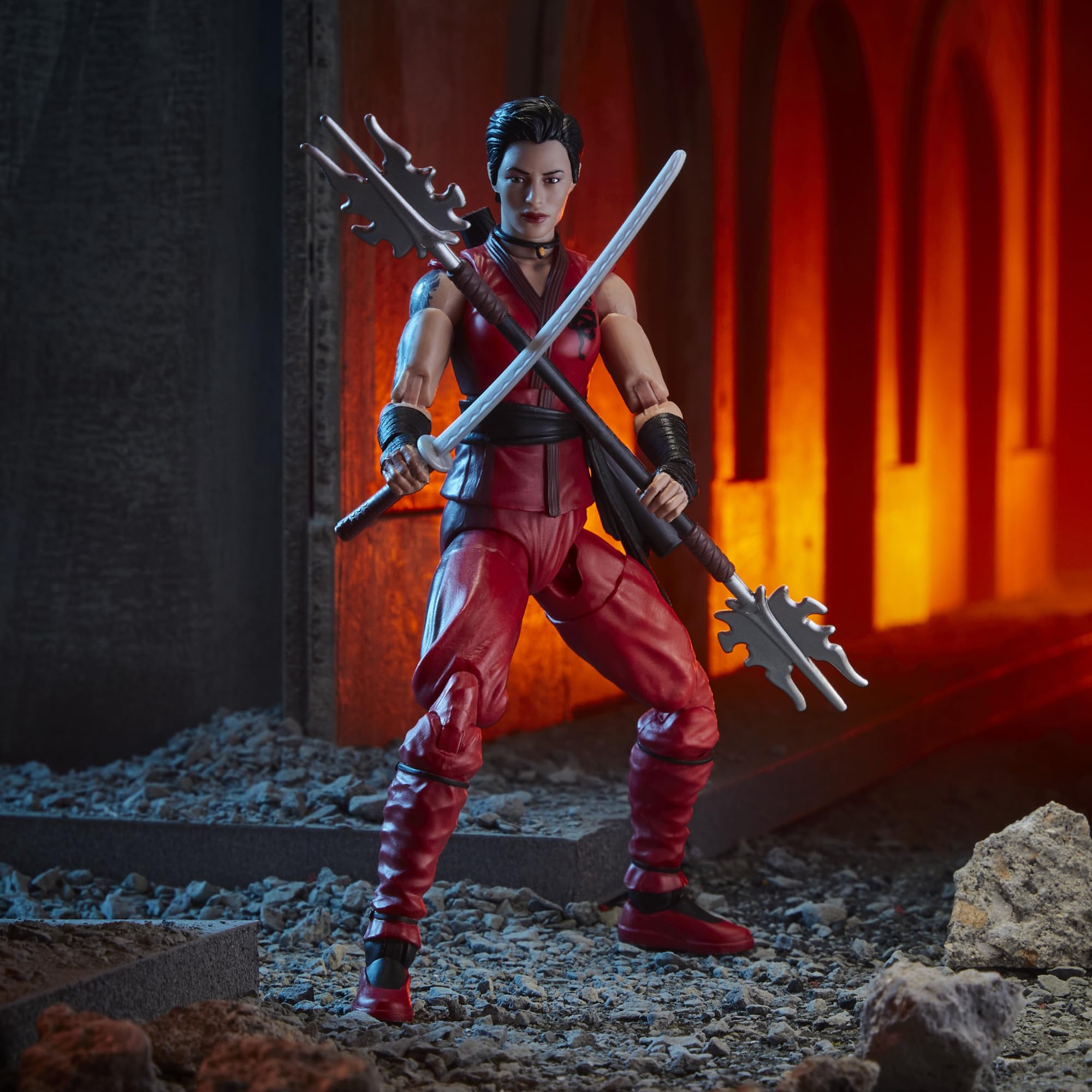 Kim Jinx Arashikage alternate masked head, variety in display moods.