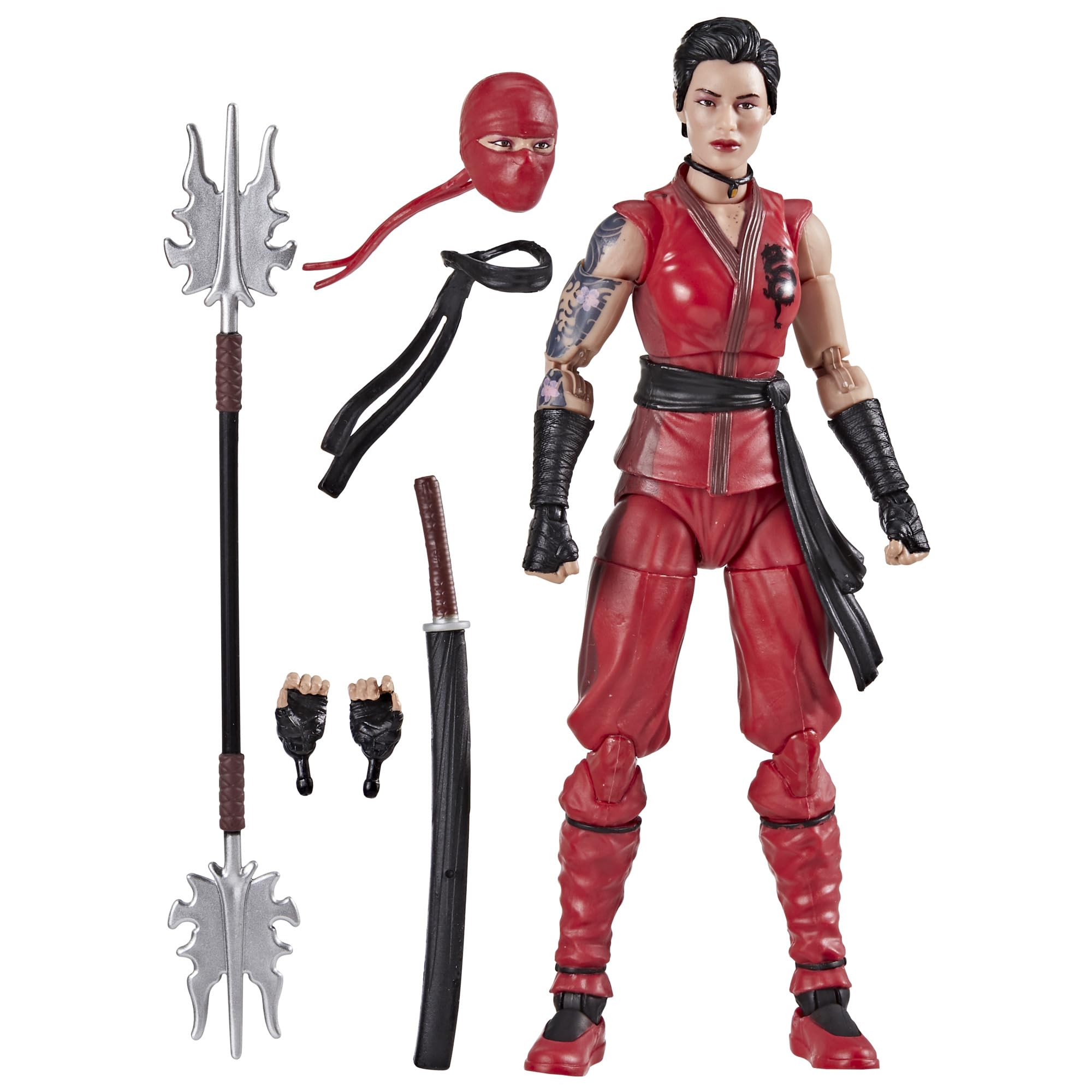 G.I. Joe Classified Kim Jinx Arashikage figure, front view for dynamic display.