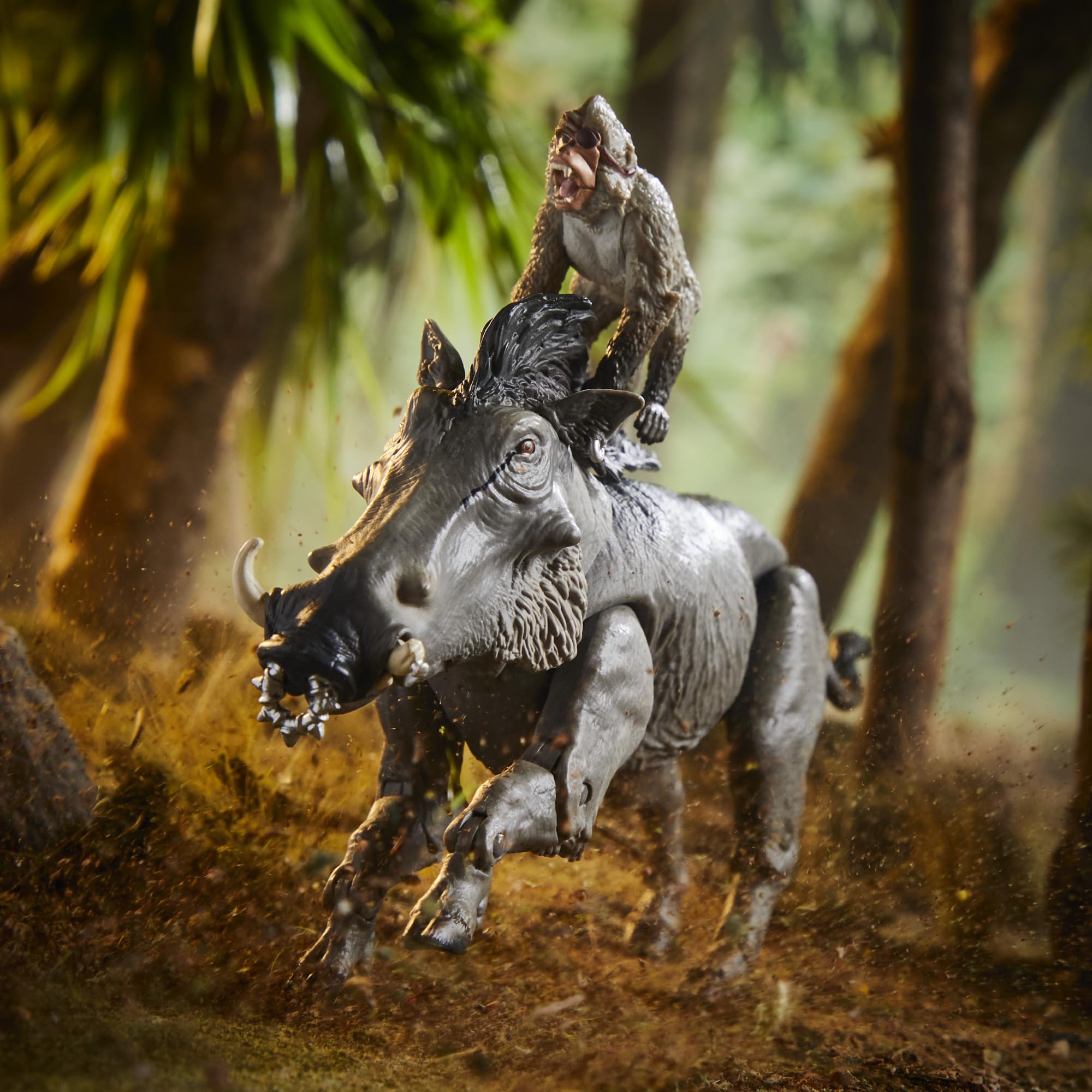 Gnawgahyde bow and quiver enable archery-ready poses in action dioramas.