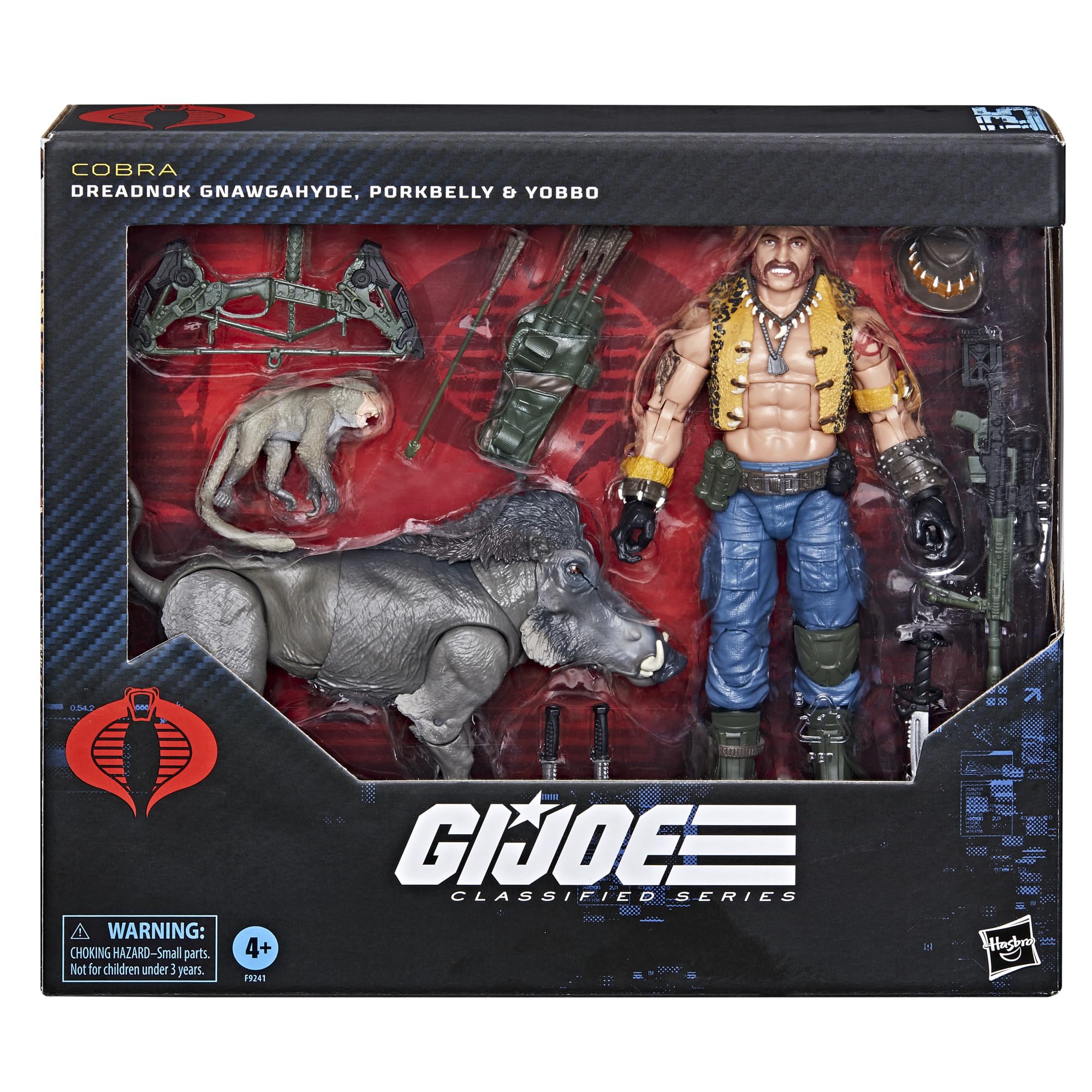Gnawgahyde set with Porkbelly warthog enhances storytelling on shelves.
