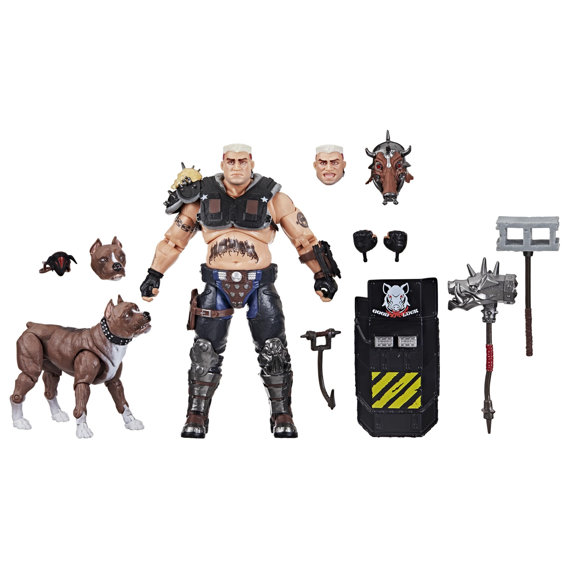 G.I. Joe Classified Series Road Pig with Rawkus and Pitt Bull for dynamic display.