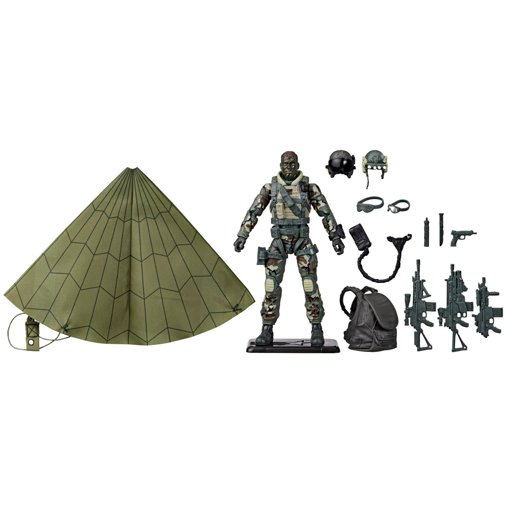 GI Joe 60th Halo Jumper figure with premium articulation for dynamic display
