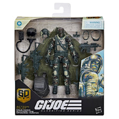 Halo Jumper parachute accessory for dramatic action and display purposes