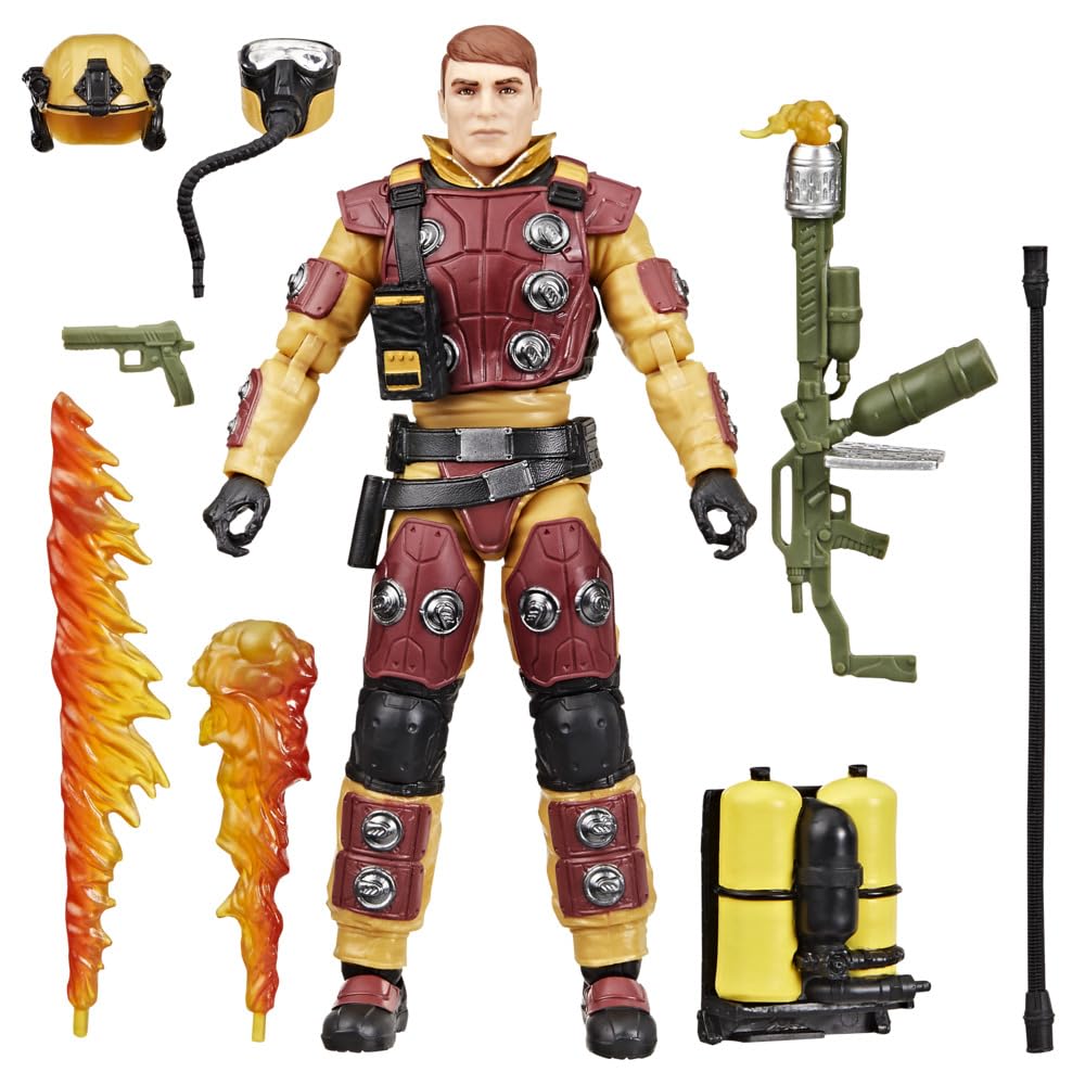 Blowtorch’s helmet accessory adds authentic military detail for display.