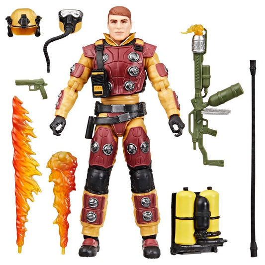 Blowtorch’s helmet accessory adds authentic military detail for display.