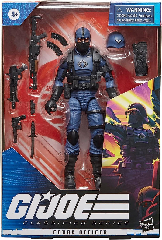 Cobra Officer design details on a 6-inch figure for dynamic poseability