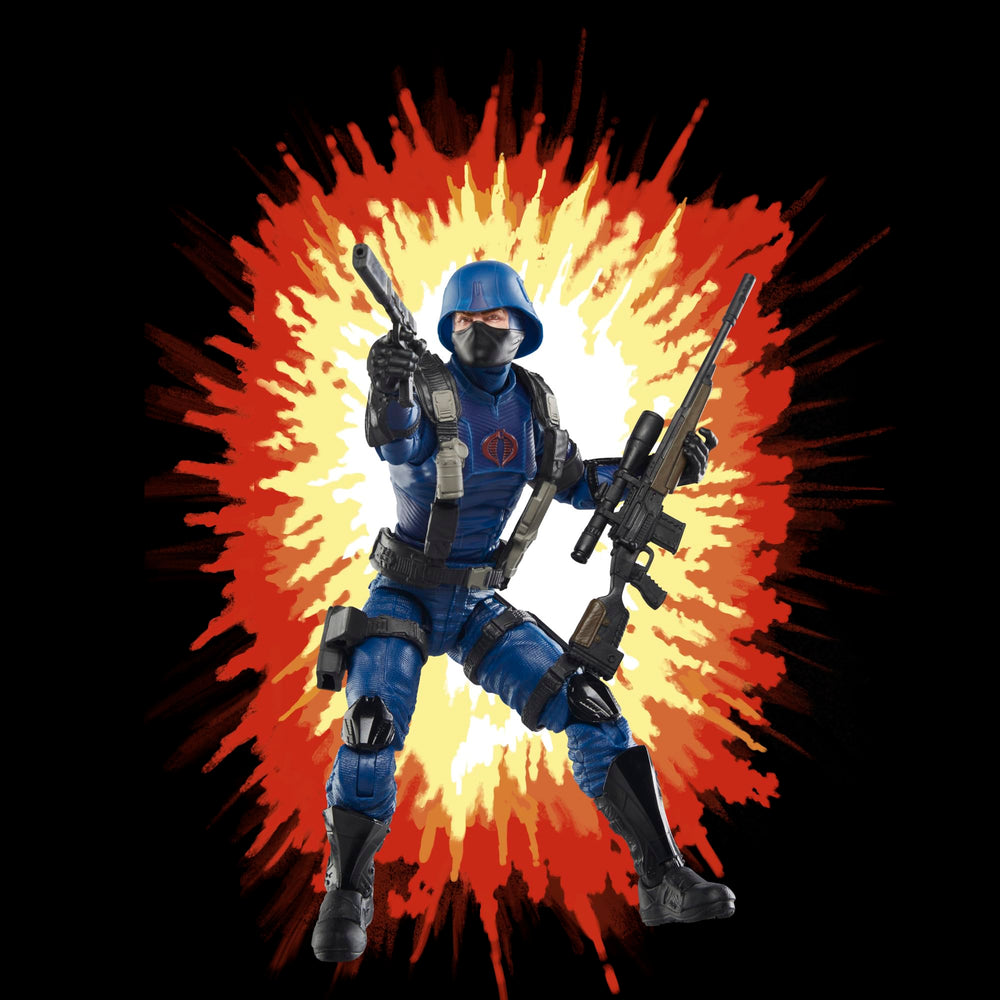 G.I. Joe Classified Cobra Trooper articulation for dynamic dioramas.