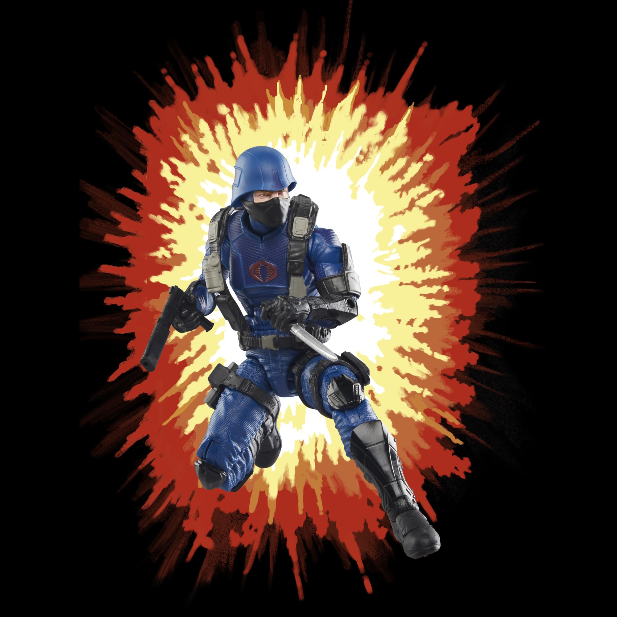 G.I. Joe Classified Cobra Trooper cardback art for display.