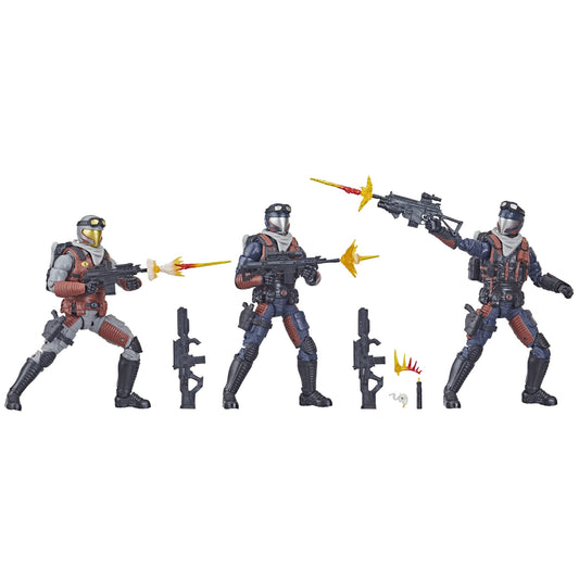 G.I. Joe Cobra Viper Officer figure with premium articulation for dynamic poses.