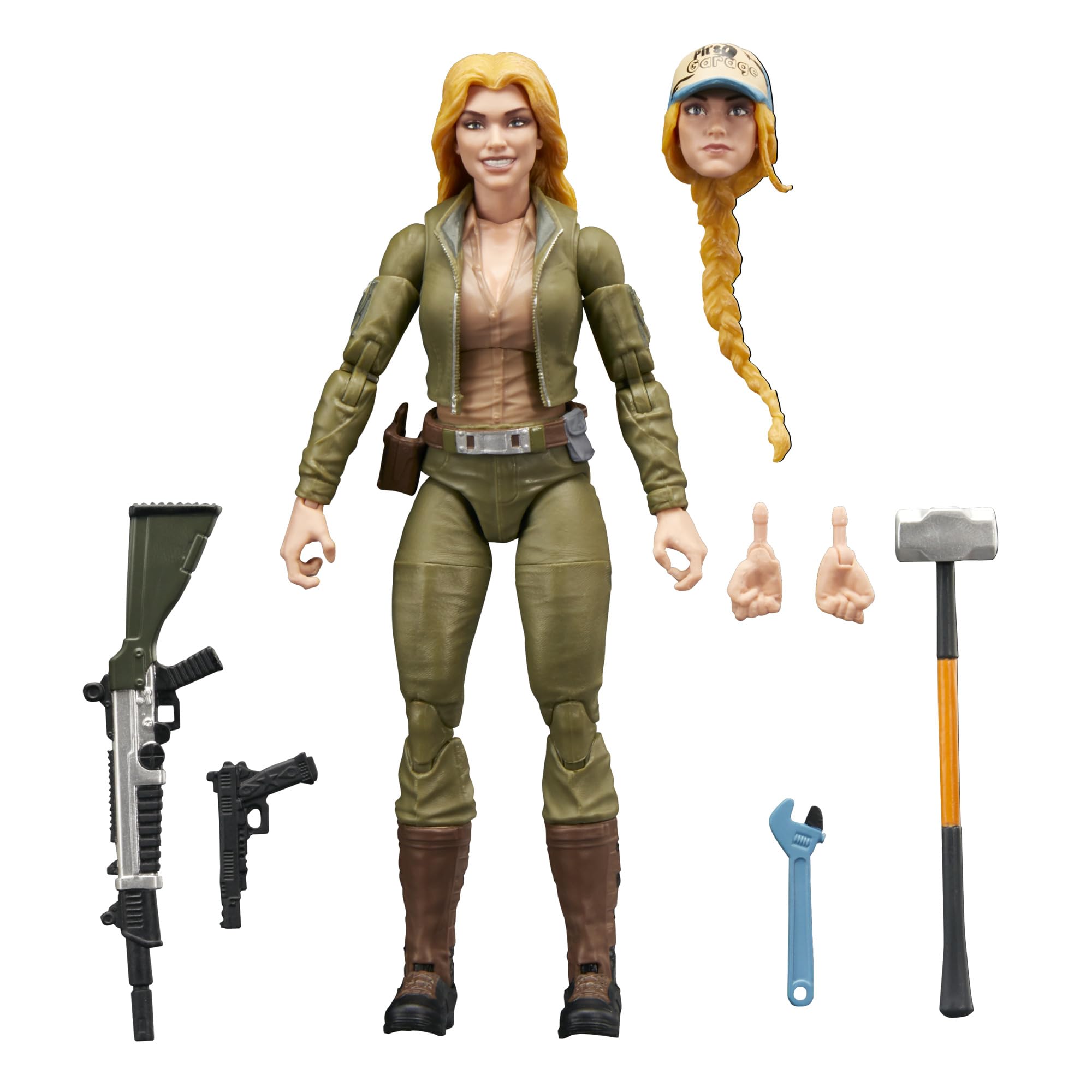 G.I. Joe Cover Girl Krieger action figure ready for dynamic posing and display
