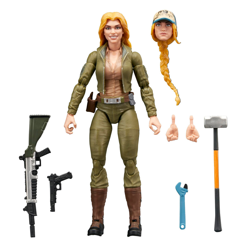 G.I. Joe Cover Girl Krieger action figure ready for dynamic posing and display