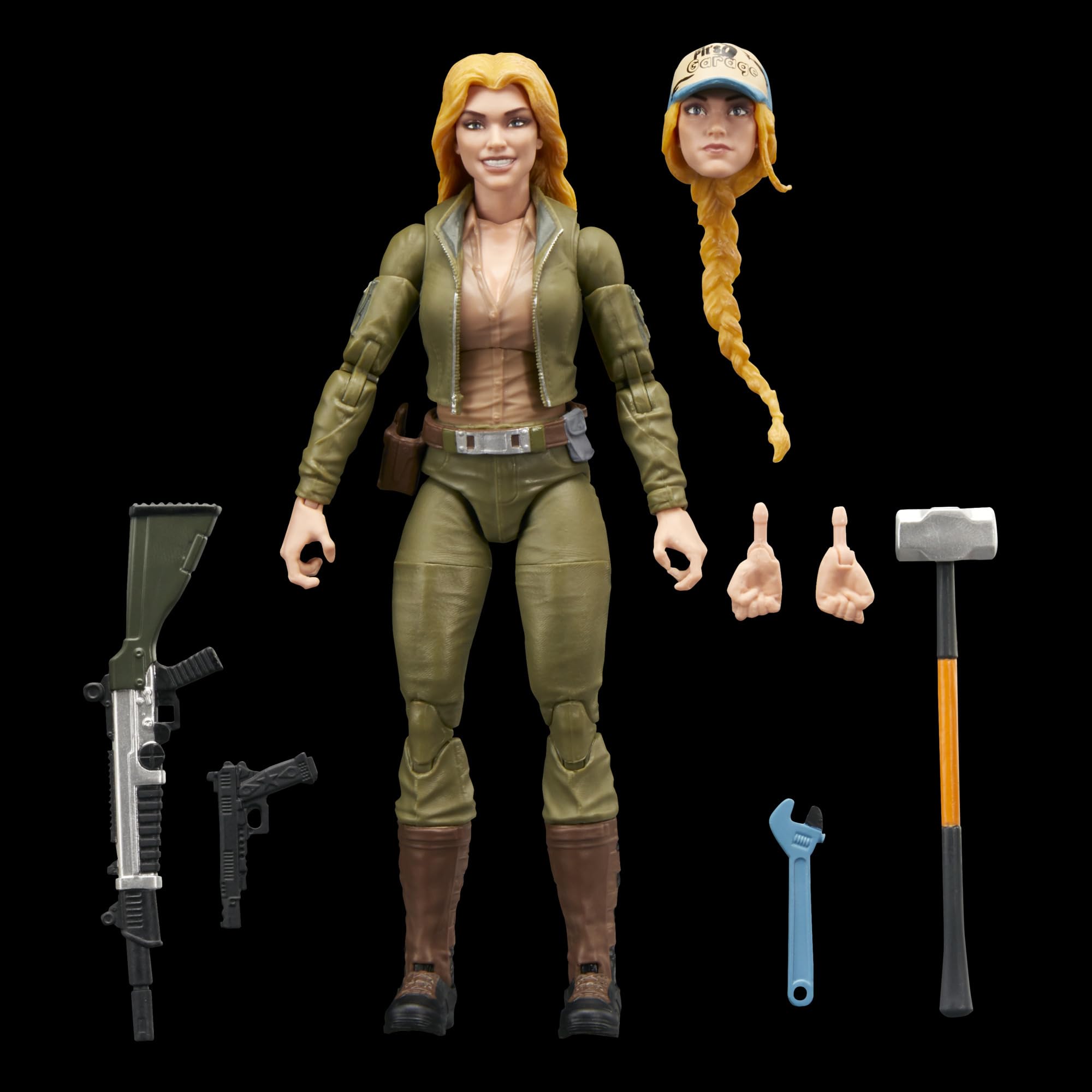 G.I. Joe Krieger figure stand supports stable posing