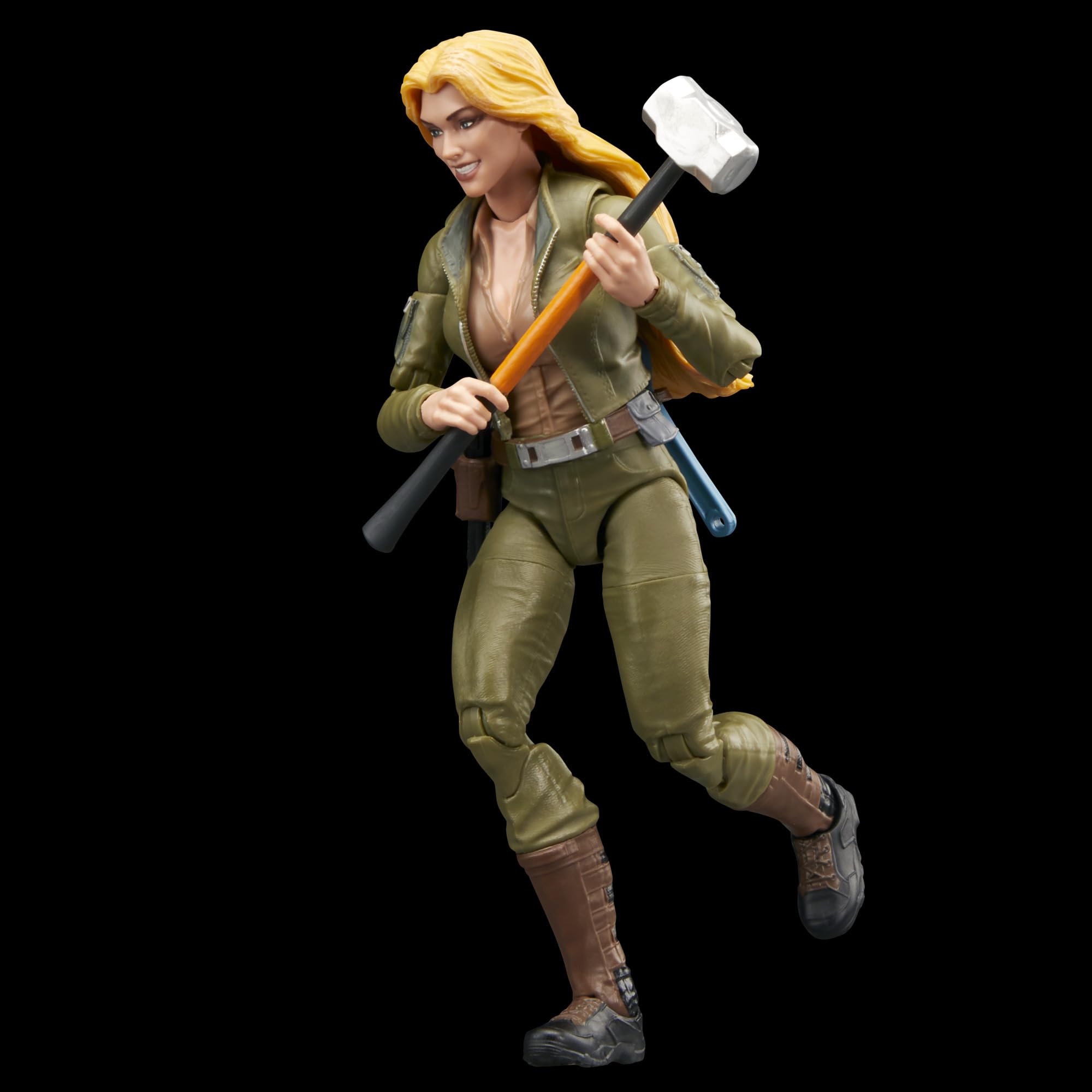 G.I. Joe Krieger wrench tool for repair-themed scenes