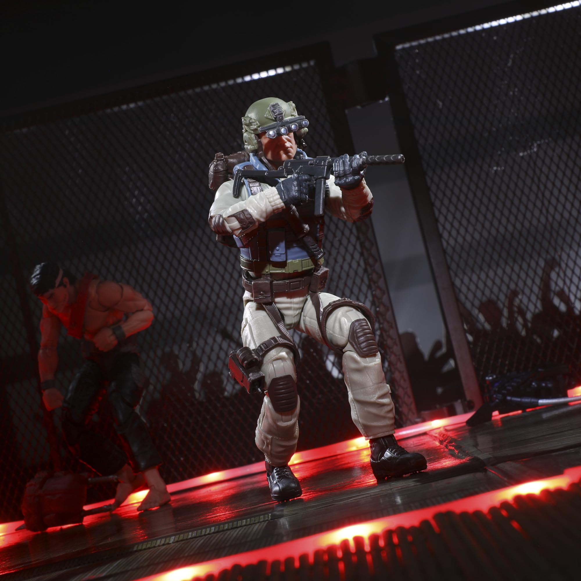 Backpack and gear loadout ready for dynamic diorama setups