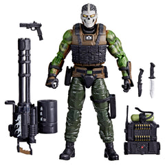 G I Joe Grim Viper front view with poseable joints and premium detailing.