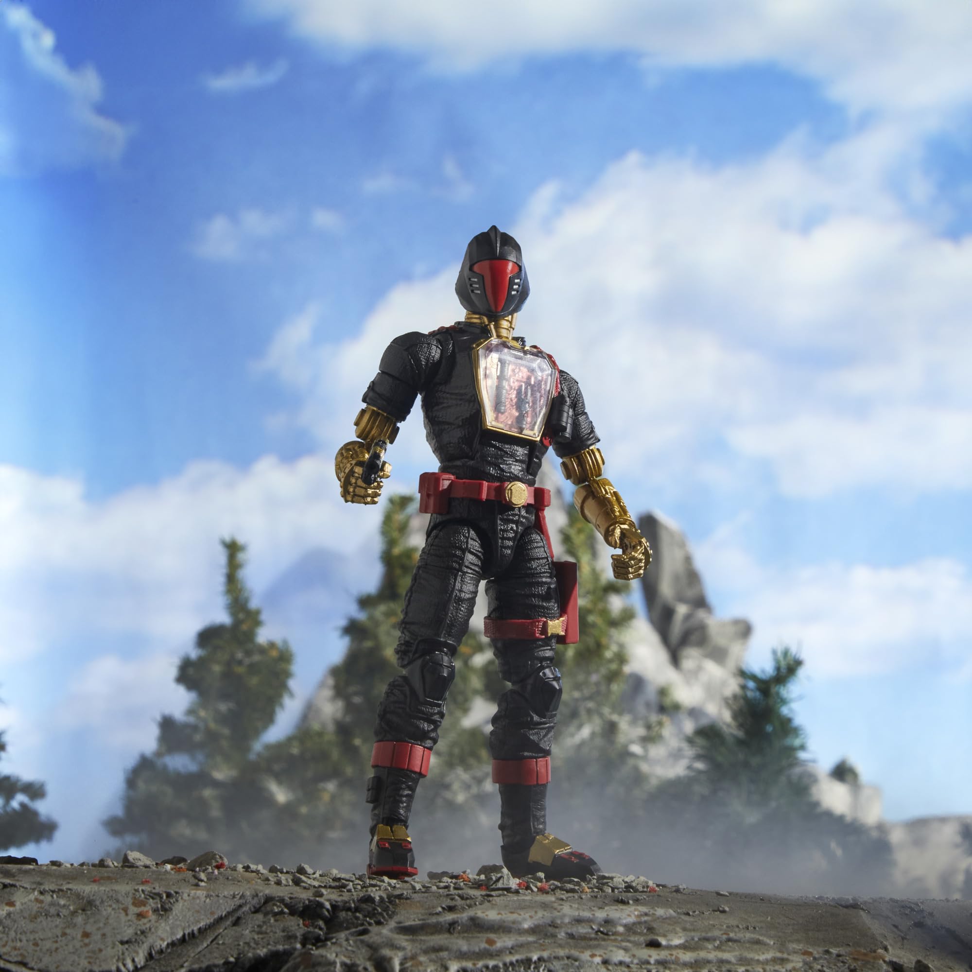 G.I. Joe Iron Grenadier B.A.T. laser weapon adds futuristic battle detail.
