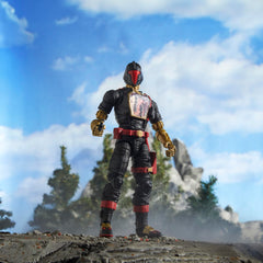 G.I. Joe Iron Grenadier B.A.T. laser weapon adds futuristic battle detail.