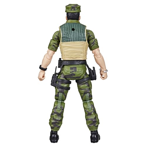 G.I. Joe Leatherneck packaging windowed display showcasing figure and accessories.