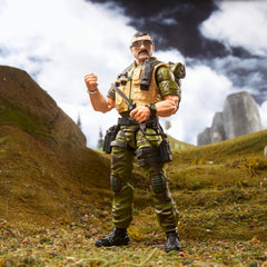 G.I. Joe Leatherneck wearing sunglasses for authentic display style.