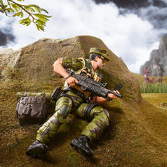 G.I. Joe Leatherneck weapons pack enabling action-ready poses.