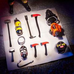 GI Joe Classified Legacy hand axes and tools for action poses