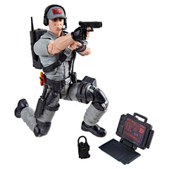 G.I. Joe Mainframe headset and ballcap setup for dynamic storytelling poses.