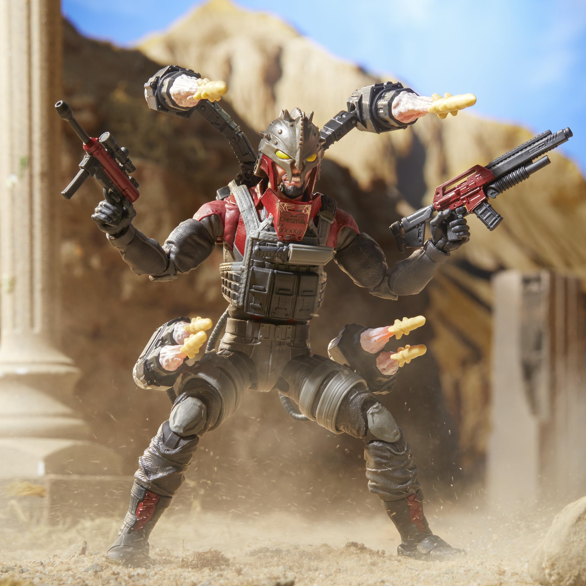 G.I. Joe Classified Metal-Head deluxe packaging shown in collectible display.