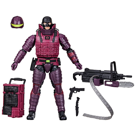 G.I. Joe S.A.W.-Viper figure with nine accessories for dynamic display.
