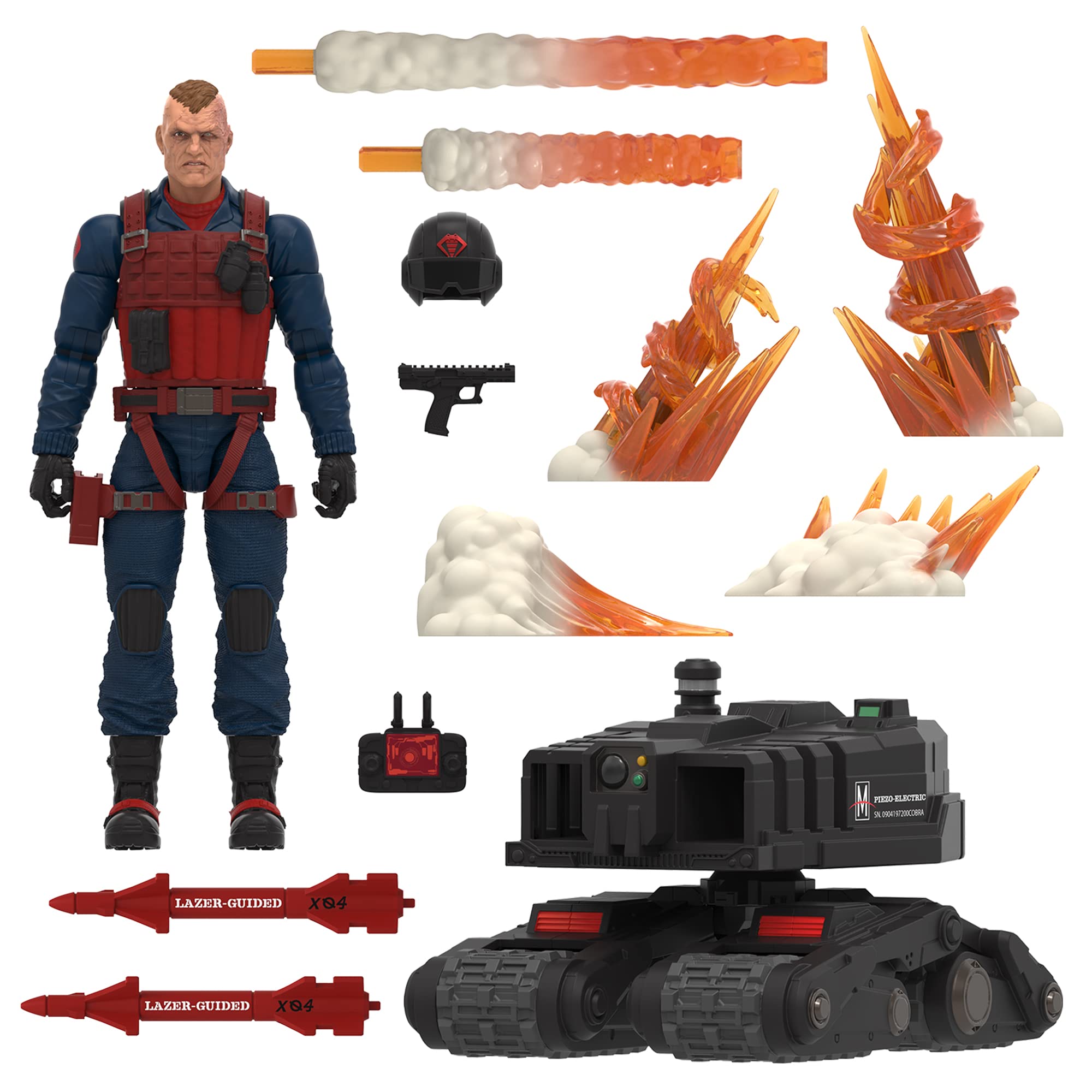 G.I. Joe Scrap-Iron figure with anti-armor drone in dynamic display pose.