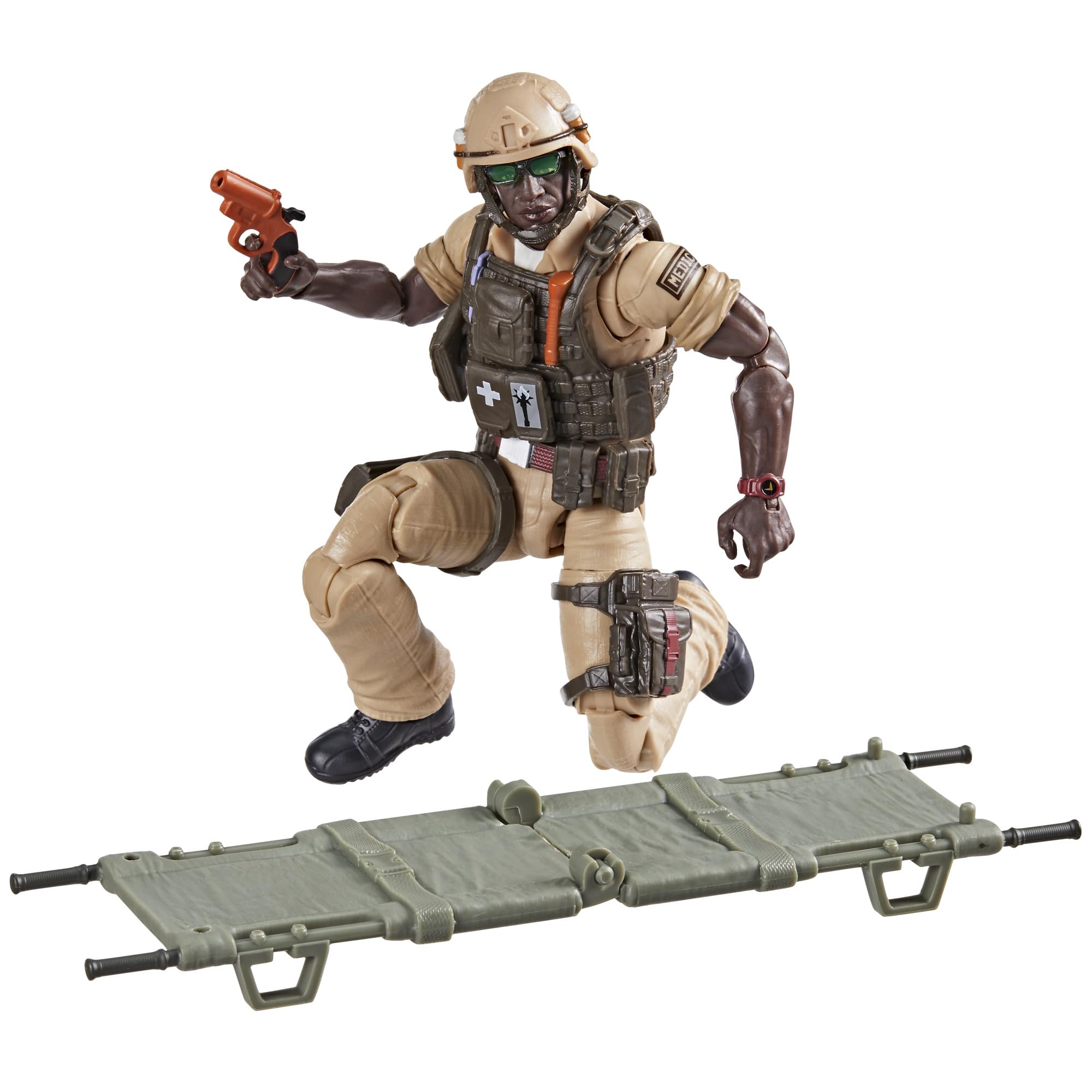 G.I. Joe Doc Greer figure artwork and branding on packaging.