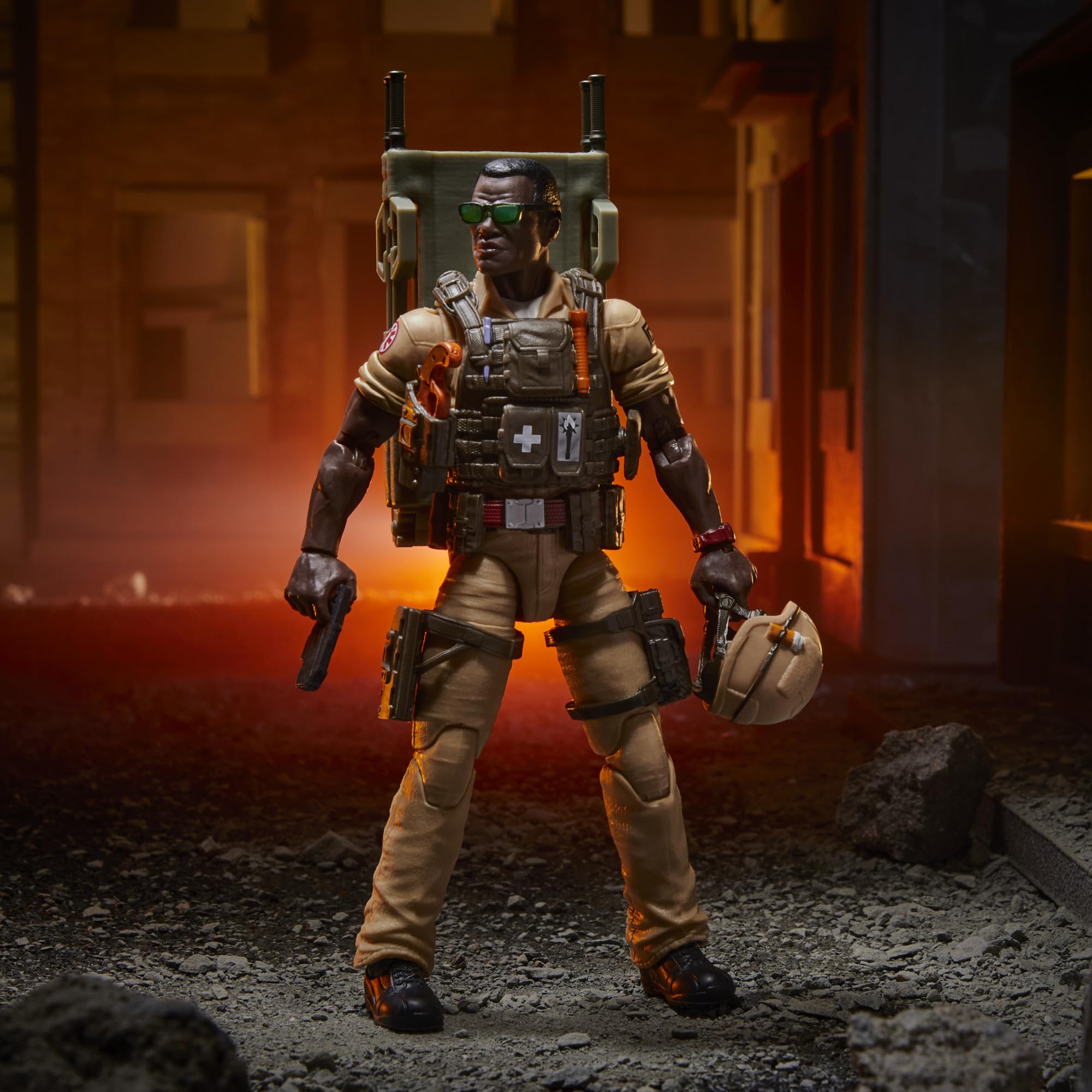 Doc Greer taser accessory for character-specific storytelling.