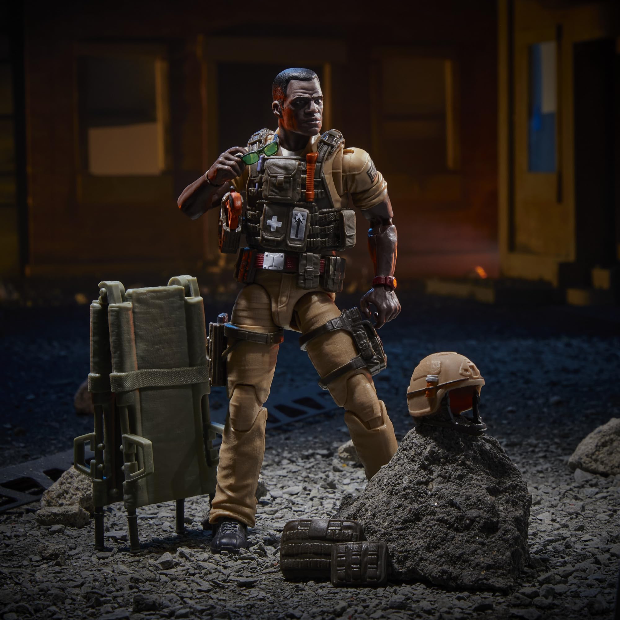 Doc Greer vest with holster and removable pouches for customization.