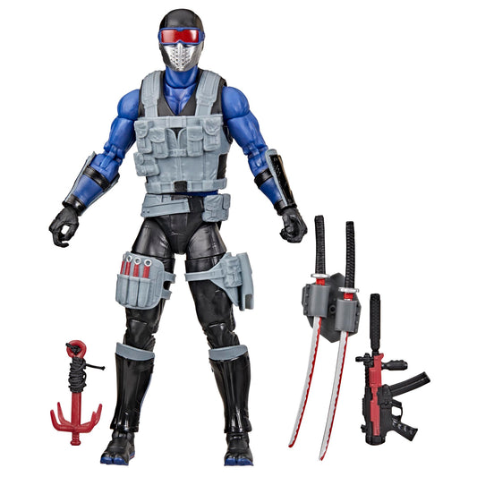 G.I. Joe Snake Eyes V4 front view action figure ideal for dynamic display