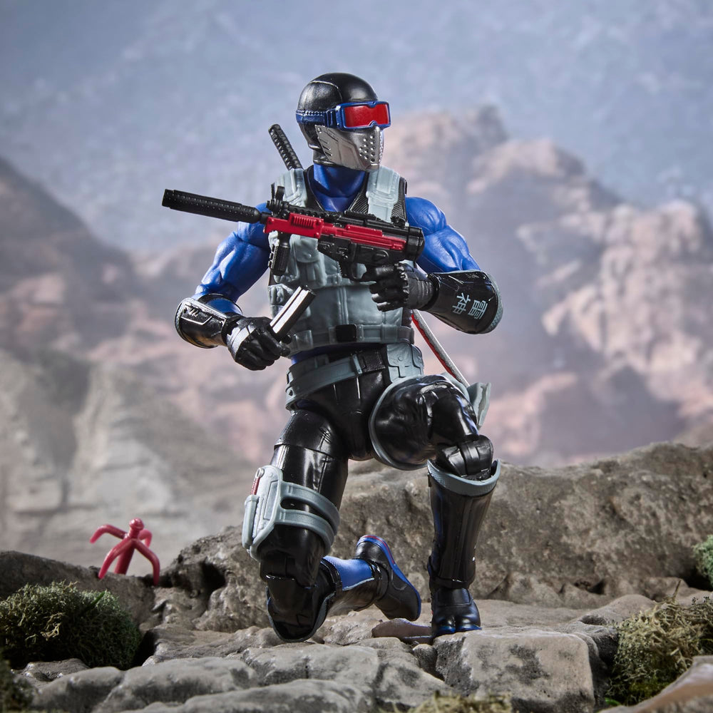 G.I. Joe Snake Eyes V4 poseable joints enabling dynamic poses