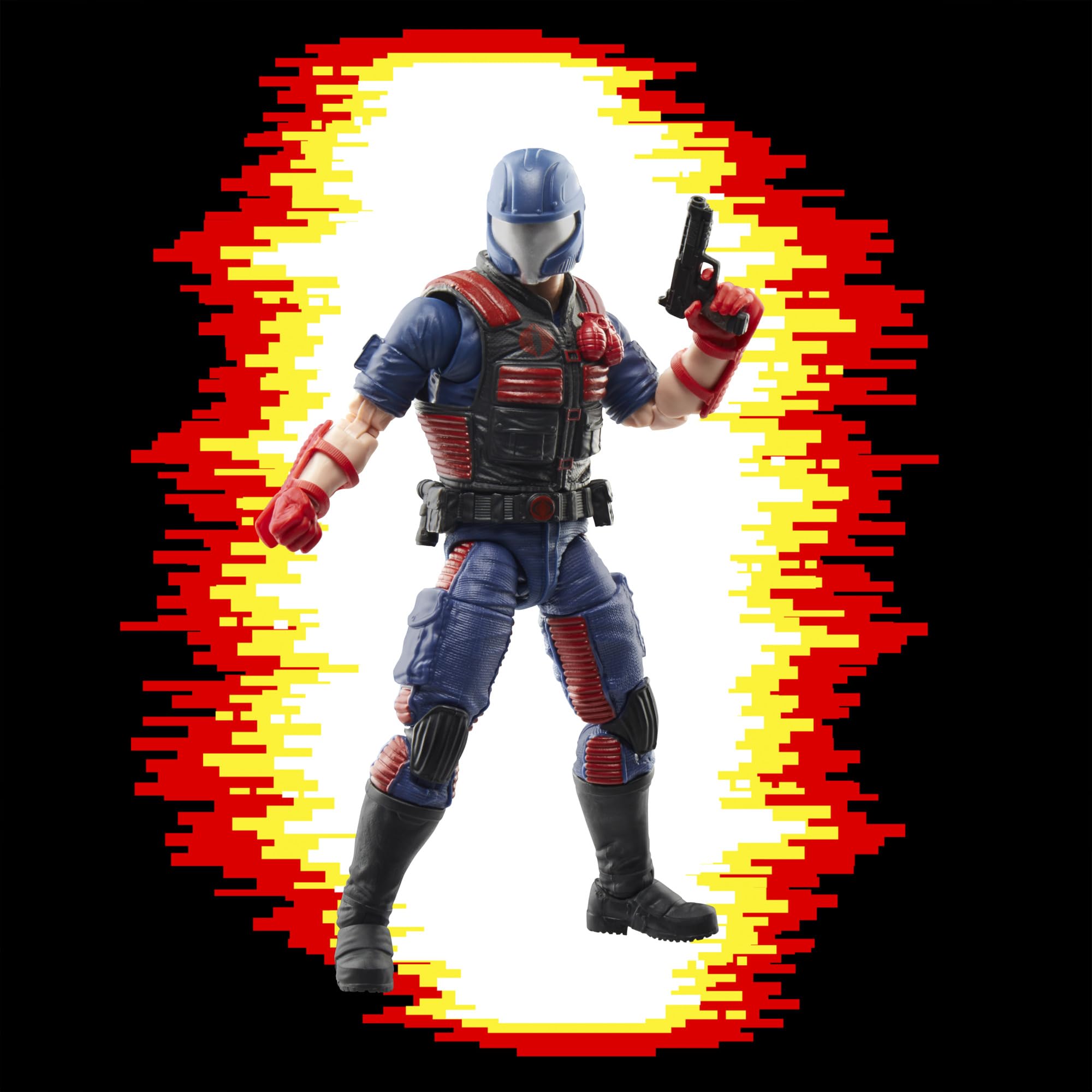 G.I. Joe Cobra Viper with goggles and backpack ready for action.