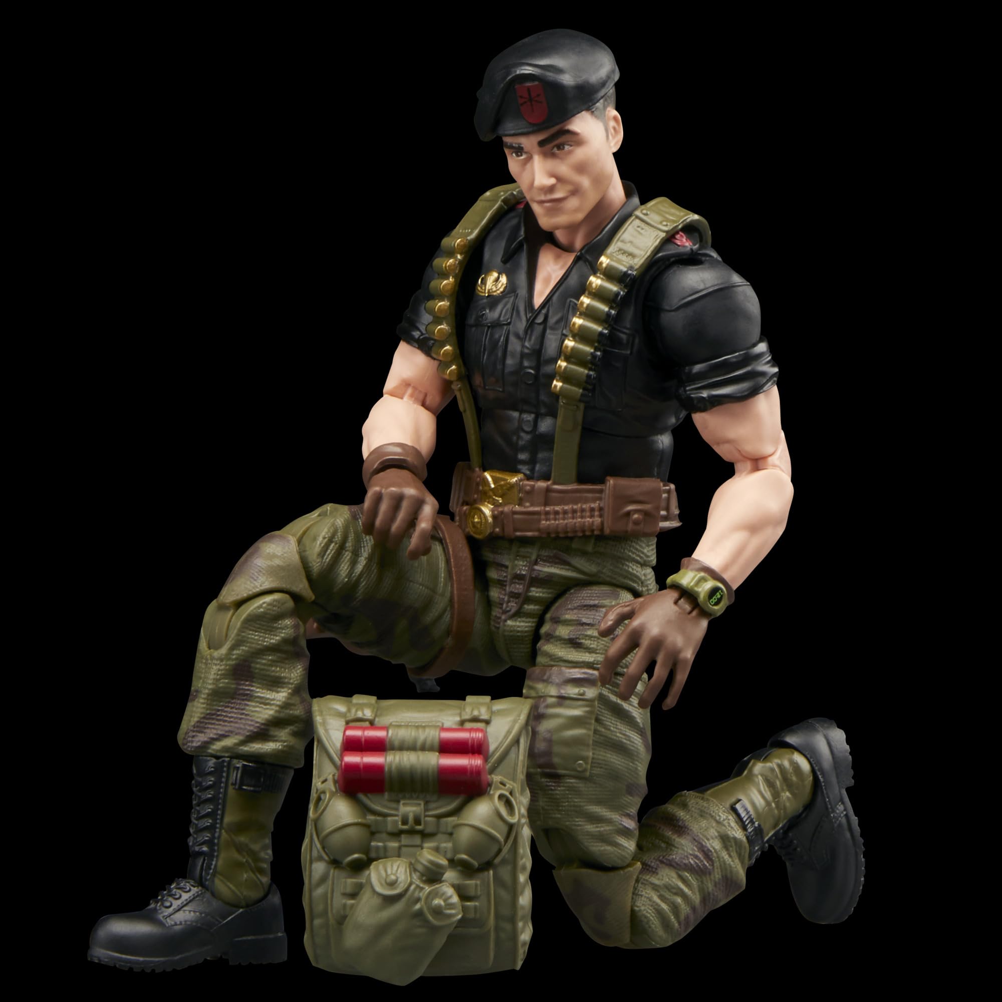 G.I. Joe Flint poseable action figure for dynamic dioramas.