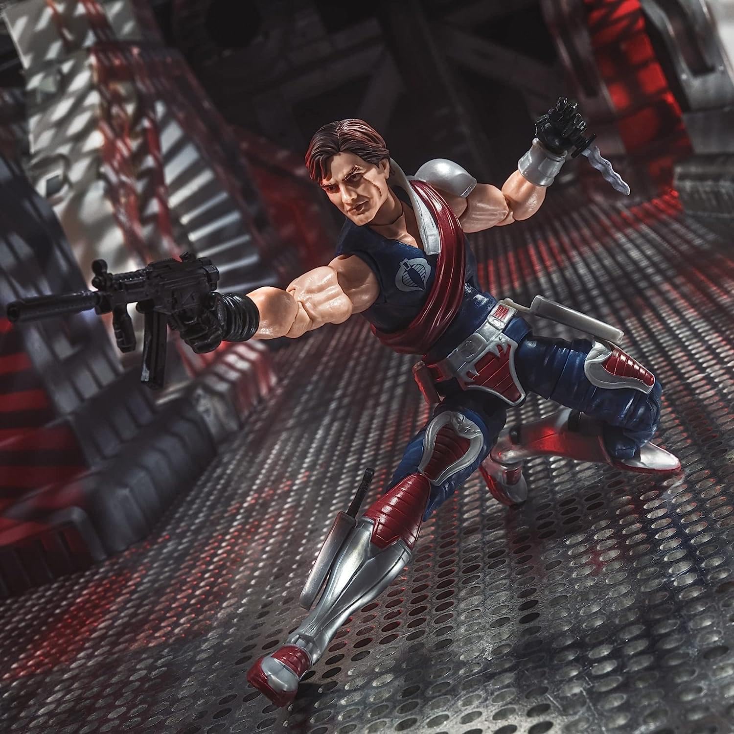 G.I. Joe Xamot Paoli display-ready figure on a shelf or case
