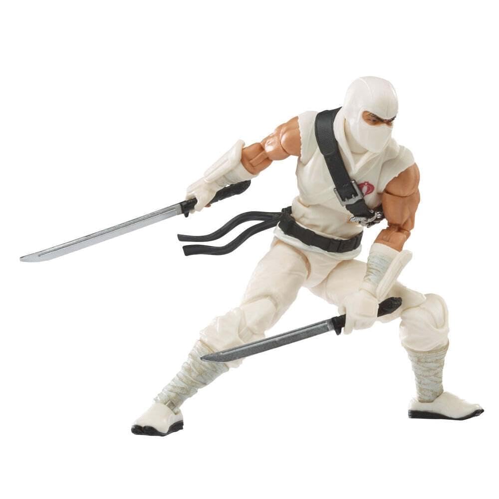 G.I. Joe Storm Shadow accessories array for dynamic posing and display.