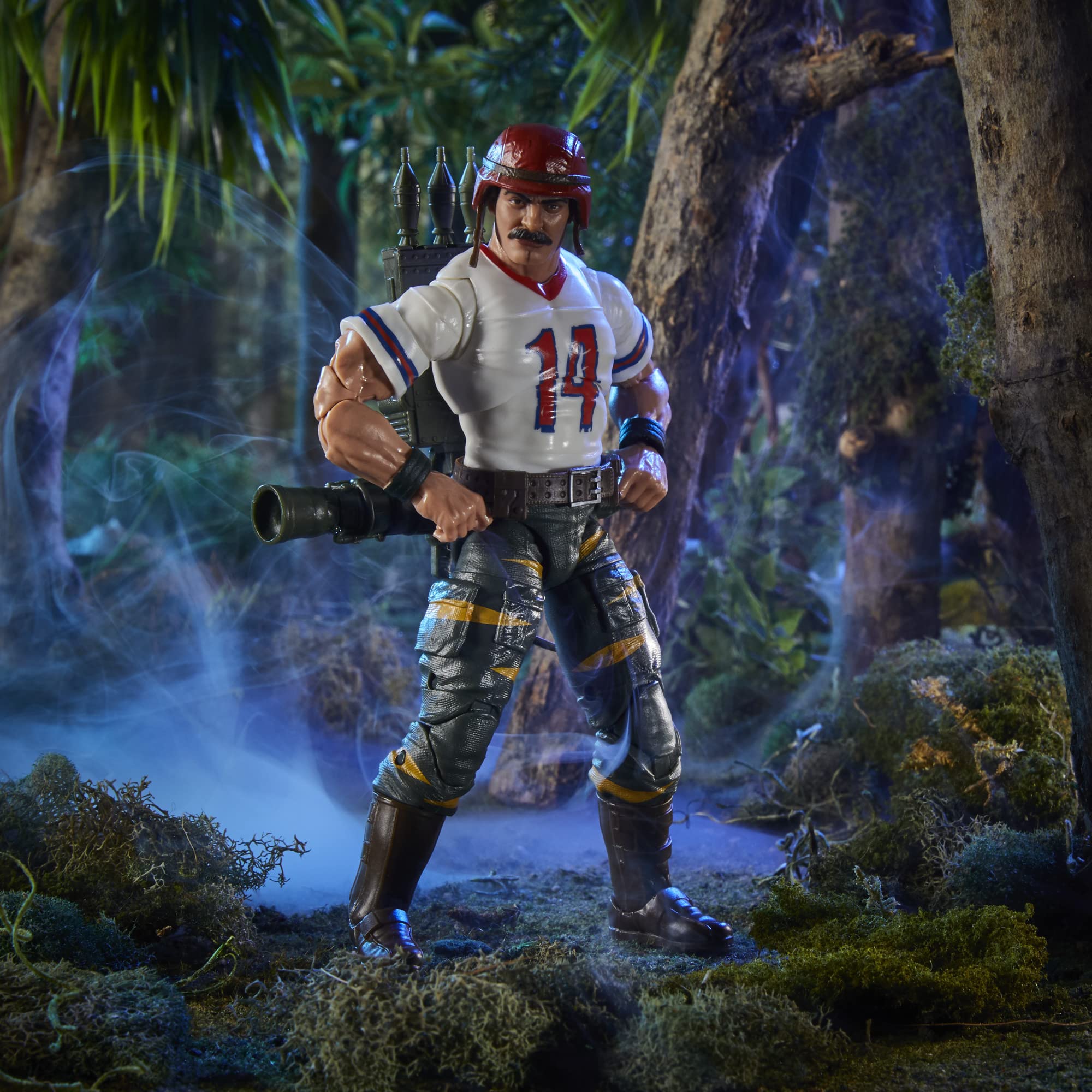 G.I. Joe Classified Tiger Force Bazooka uniform detailing for authentic look.