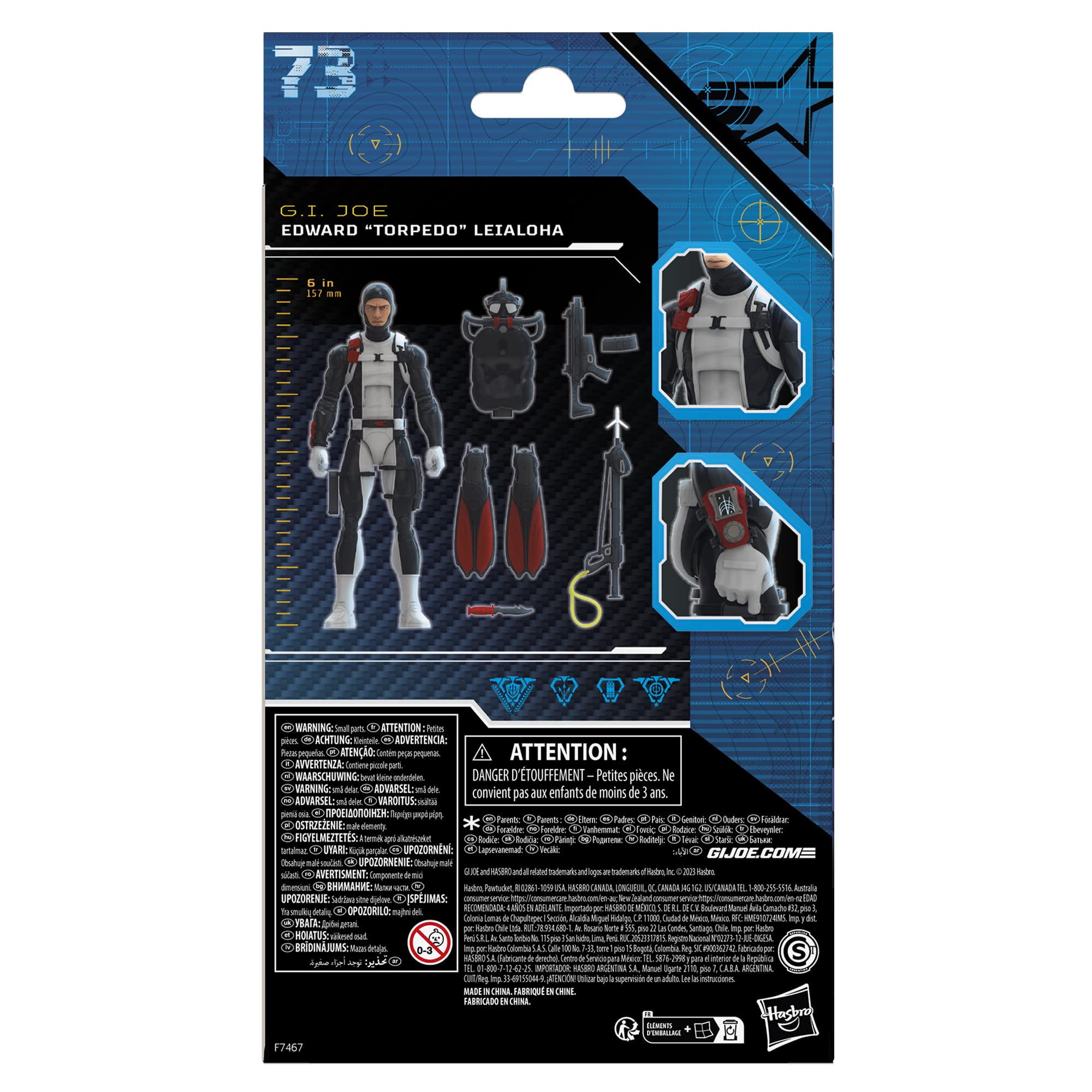 G.I. Joe Torpedo Leialoha collectors display-ready packaging and figure.