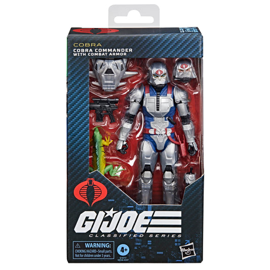 G.I. Joe Cobra Commander Combat Armor front detail highlights premium texture.