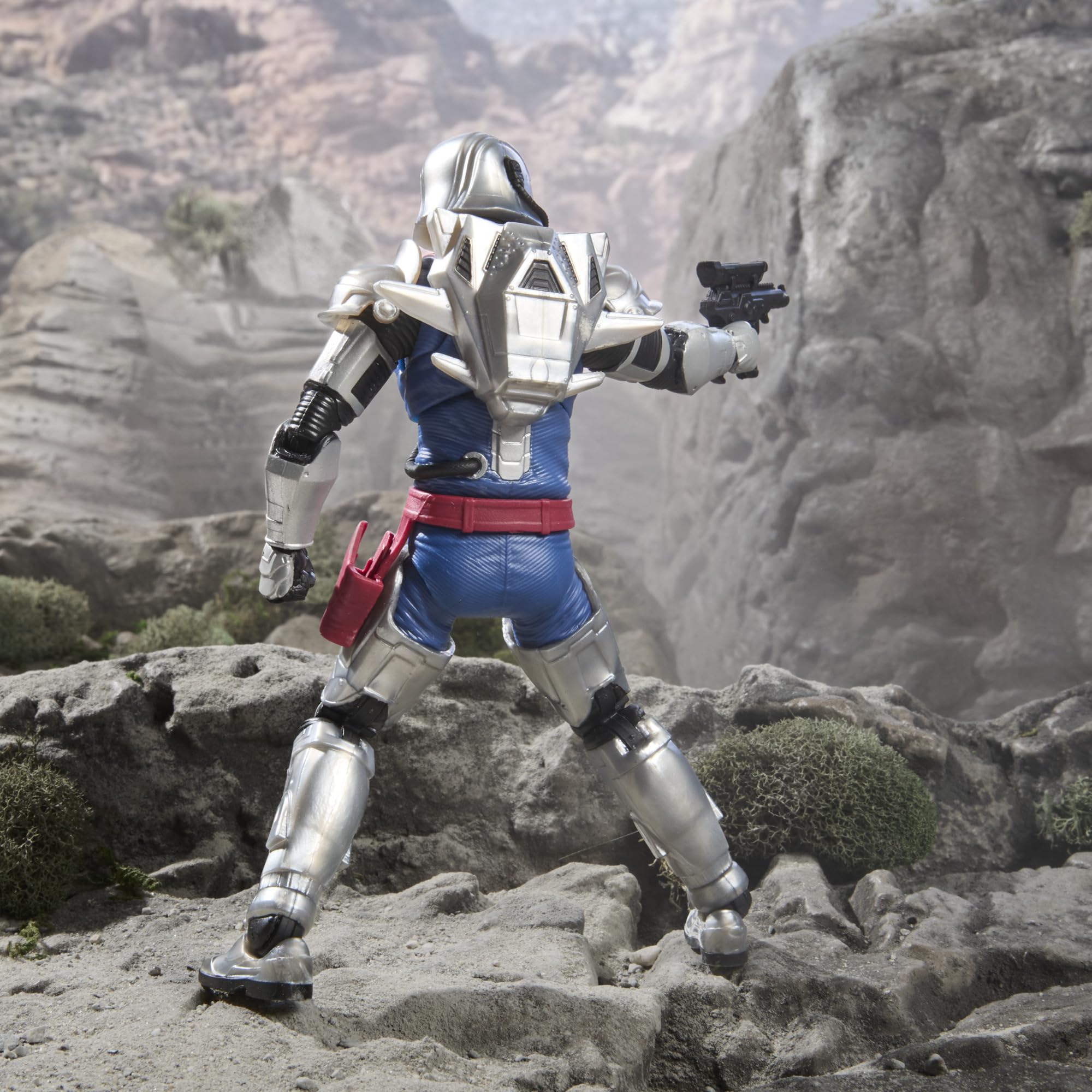 G.I. Joe Cobra Commander Serpentor iguana adds authentic character flair.