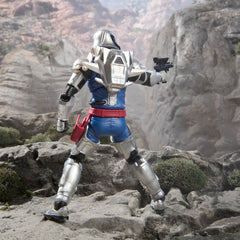 G.I. Joe Cobra Commander Serpentor iguana adds authentic character flair.
