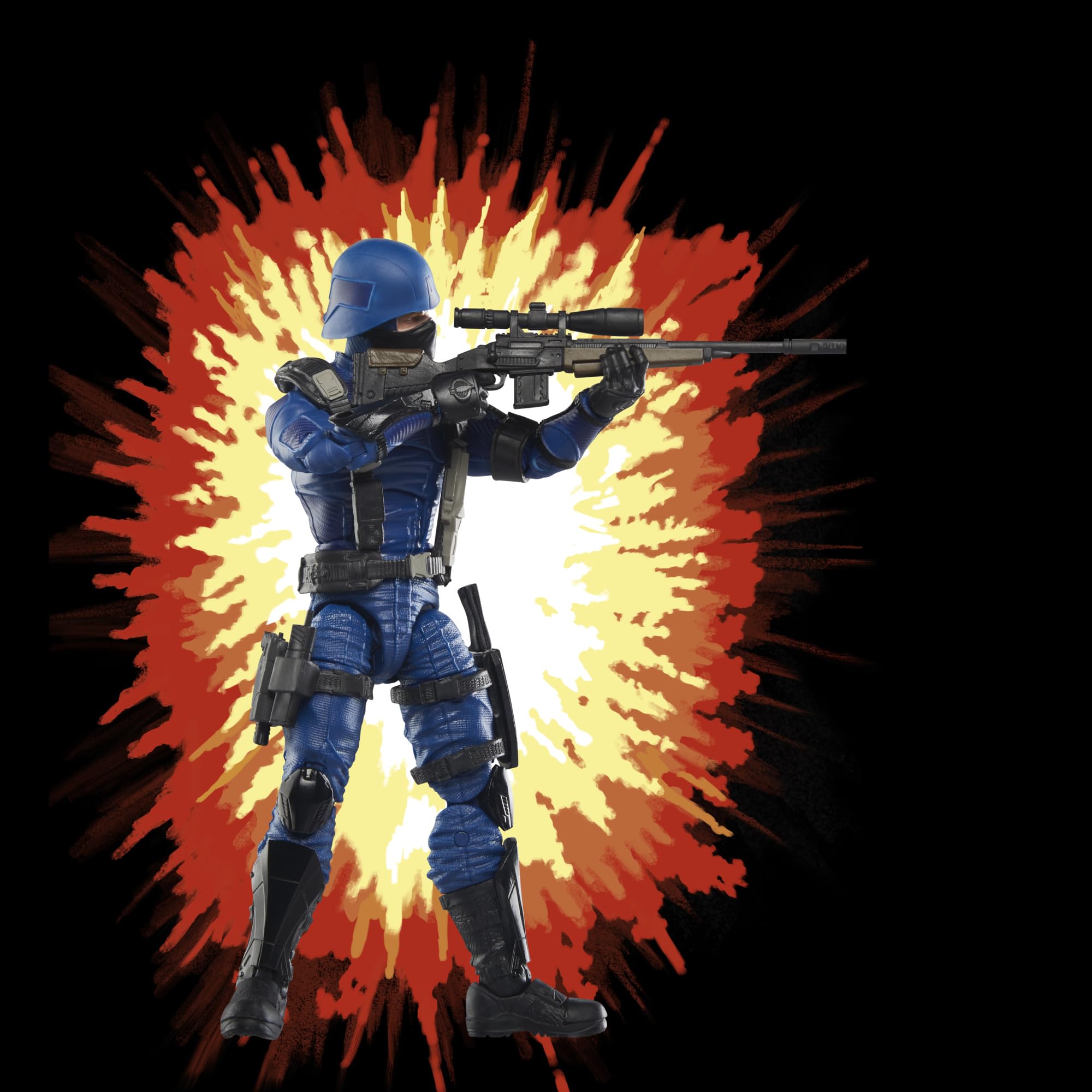 G.I. Joe Cobra Trooper figure close-up with premium deco.