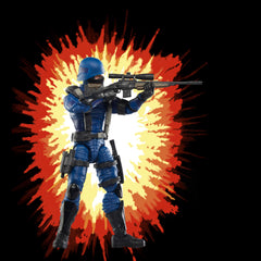 G.I. Joe Cobra Trooper figure close-up with premium deco.