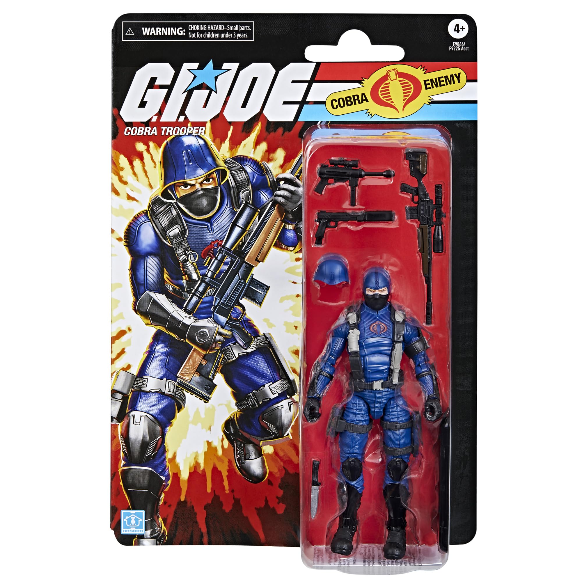 G.I. Joe Cobra Trooper knife accessory for close-quarters action.