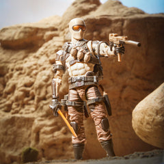G.I. Joe Desert Commando Snake Eyes knife for close-quarters use.