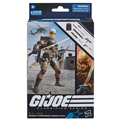 G.I. Joe Desert Commando Snake Eyes with scabbard for quick blade access.